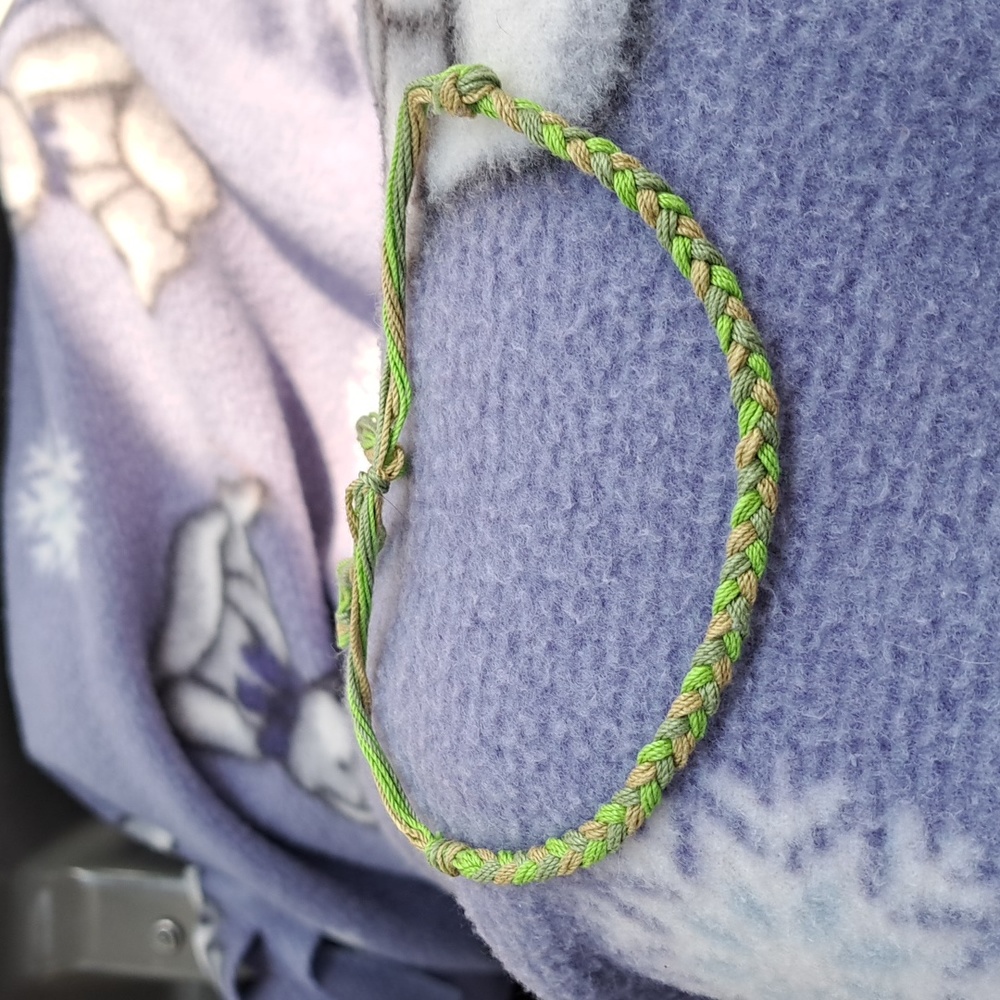 A homemade bracelet